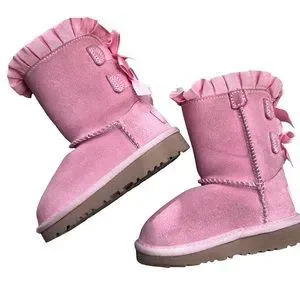 Kids Ugg Bailey Bow Light Pink Boots